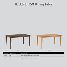 Load image into Gallery viewer, Allergo Dining Table 150cm Timber Dining Table - Natural

