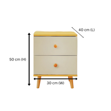 Load image into Gallery viewer, NNECN 5 Layer White Drawer Chest Storage with Bedside Table
