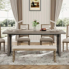 Load image into Gallery viewer, NNETMLT Rustic  Rectangular Dining Table
