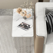 Load image into Gallery viewer, Heavy-Duty C-Shaped End Table with Storage
