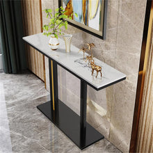 Load image into Gallery viewer, Heavy Duty Marble Entry Console Table Extra Large Sofa Table Accent Furniture
