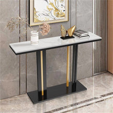 Load image into Gallery viewer, Heavy Duty Marble Entry Console Table Extra Large Sofa Table Accent Furniture
