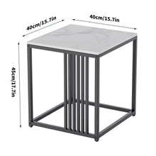 Load image into Gallery viewer, Premium Natural Marble Texture Side End Table Coffee Table Large Bedside Table
