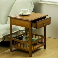 Load image into Gallery viewer, Classic Bedside Table Drawer Side Table Living Room Coffee Tea End Table
