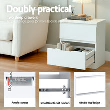 Load image into Gallery viewer, Artiss King Single Bed Frame and Bedside Table
