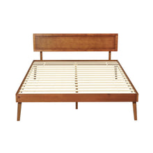 Load image into Gallery viewer, Artiss Bed Frame Queen Size Wooden Bed Base Walnut SPLAY - The White Mall
