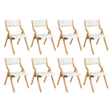 Load image into Gallery viewer, Levede 8x Dining Chairs Foldable PU Beige-1975420358269997056
