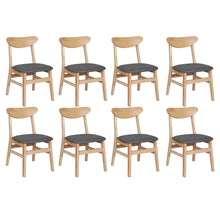Load image into Gallery viewer, Levede 8xDining Chairs Kitchen Chair Nature-1975420355854077952
