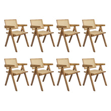Load image into Gallery viewer, Levede 8x Dining Chair Solid Wood Rattan-1975420360182599680

