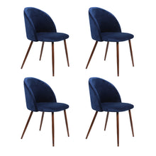 Load image into Gallery viewer, Levede 4x Dining Chairs Seat French Navy-1975420352670601216

