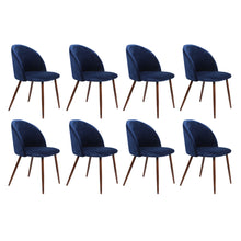 Load image into Gallery viewer, Levede 8x Dining Chairs Seat French Navy-1975420353060671488
