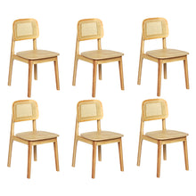 Load image into Gallery viewer, Levede 6x Rattan Dining Chair Wooden Kitchen Chair-1973194183187501056
