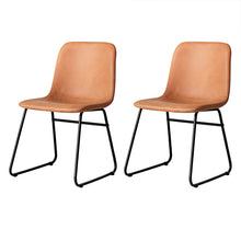 Load image into Gallery viewer, Levede 2x Dining Chairs Kitchen Table Brown-1975420498930176000
