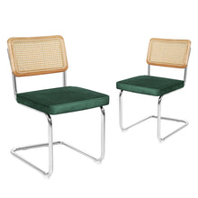 Load image into Gallery viewer, Levede 2xRattan Chair Dining Chairs Green-1975420498355556352
