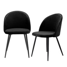 Load image into Gallery viewer, Levede 2x Dining Chairs Kitchen Cafe Black-1973194069391839232

