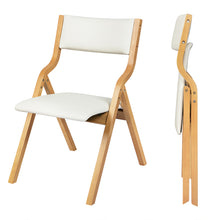 Load image into Gallery viewer, Levede 2x Dining Chairs Foldable PU Beige-1975420497088876544
