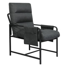 Load image into Gallery viewer, Levede Metal Framed Lounge Chair Linen in Dark Grey-1975420342314864641
