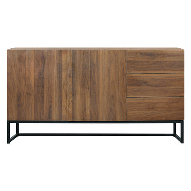 Levede Buffet Sideboard Storage Cabinet Walnut-1973194077474263041