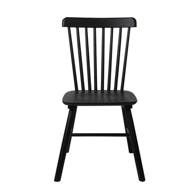 Levede 4x Dining Chairs Kitchen Winsor Black-1975420349965275137