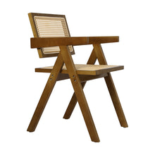 Load image into Gallery viewer, Levede 4x Walnut Wicker Armchair Dining Chair-1975420361268924417
