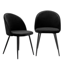 Load image into Gallery viewer, Levede 8x Dining Chairs Kitchen Cafe Black-1975420351374561281
