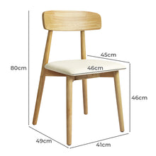 Load image into Gallery viewer, Levede 2x Dining Chairs Kitchen Chair Natural-1973194086072586242
