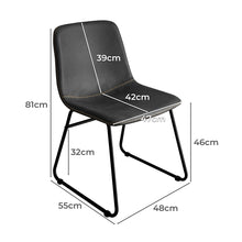 Load image into Gallery viewer, Levede 2x Dining Chairs Kitchen Table Black-1975420498745626626
