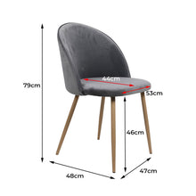 Load image into Gallery viewer, Levede 6x Dining Chairs Seat French Grey-1975420351747854338
