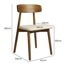 Load image into Gallery viewer, Levede 2x Dining Chairs Kitchen Chair Walnut-1973194086252941314
