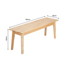 Load image into Gallery viewer, Levede 1XDining Chairs Bench Chair Seat Nature-1973194075159007234
