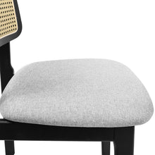 Load image into Gallery viewer, Levede Dining Chair Wood Rattan Armless Black x8-1975420366075596804
