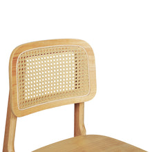 Load image into Gallery viewer, Levede 4x Rattan Dining Chair Wooden Kitchen Chair-1973194183002951684
