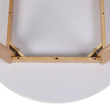 Load image into Gallery viewer, Levede Dining Table Round Rubberwood Base 100cm White 100 CM-1973194087016304645
