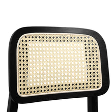 Load image into Gallery viewer, Levede Dining Chair Wood Rattan Armless Black x8-1975420366075596805

