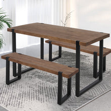 Load image into Gallery viewer, Levede Wooden Dining Sets 1XTable+2X-1975420499672567815
