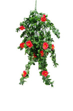 Load image into Gallery viewer, Hanging Red Rose Stem UV 85cm
