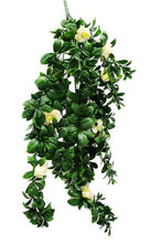 Load image into Gallery viewer, Hanging White Rose Stem UV 85cm
