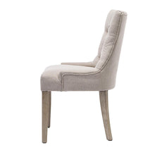 Load image into Gallery viewer, 2 Modern Provincial Cream Beige Dining Chairs-Dining Chairs-The White Mall
