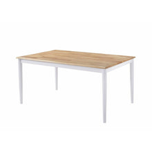 Load image into Gallery viewer, Dining Table Solid Rubberwood Danish Natural Oak 
