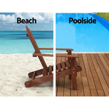 Load image into Gallery viewer, Adirondack Patio Wood Deck Chair-Deck Chair-The White Mall
