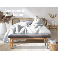 Load image into Gallery viewer, Artiss Bench Ottoman Upholstered Fabric
