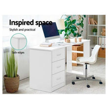 Load image into Gallery viewer, Artiss Office Computer Desk Student Study Table Workstation 3 Drawers Shelf 120cm-Artiss-The White Mall
