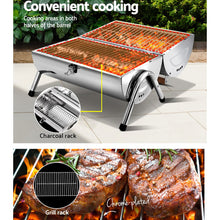Load image into Gallery viewer, Grillz Portable BBQ Drill Outdoor Camping Charcoal Barbeque Smoker Foldable
