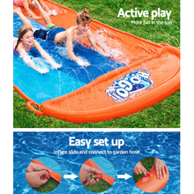 Load image into Gallery viewer, Bestway Water Slip And Slide Kids Inflatable Splash Toy Outdoor Triple 4.88M
