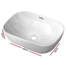 Load image into Gallery viewer, Cefito Ceramic Bathroom Basin Sink Vanity Above Counter Basins White Hand Wash
