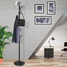 Load image into Gallery viewer, Clothes Stand Garment Coat Rack Metal Rail Portable Hanger Stand Organizer Black-The White Mall-The White Mall
