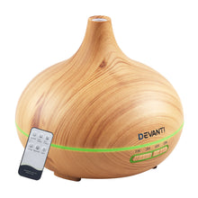Load image into Gallery viewer, Devanti 300ml 4 in 1 Aroma Diffuser - Light Wood
