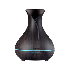 Load image into Gallery viewer, Devanti 400ml 4 in 1 Aroma Diffuser with remote control- Dark Wood
