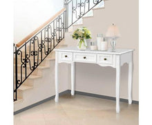 Load image into Gallery viewer, White Console Table, Hallway, Side or Dressing Table
