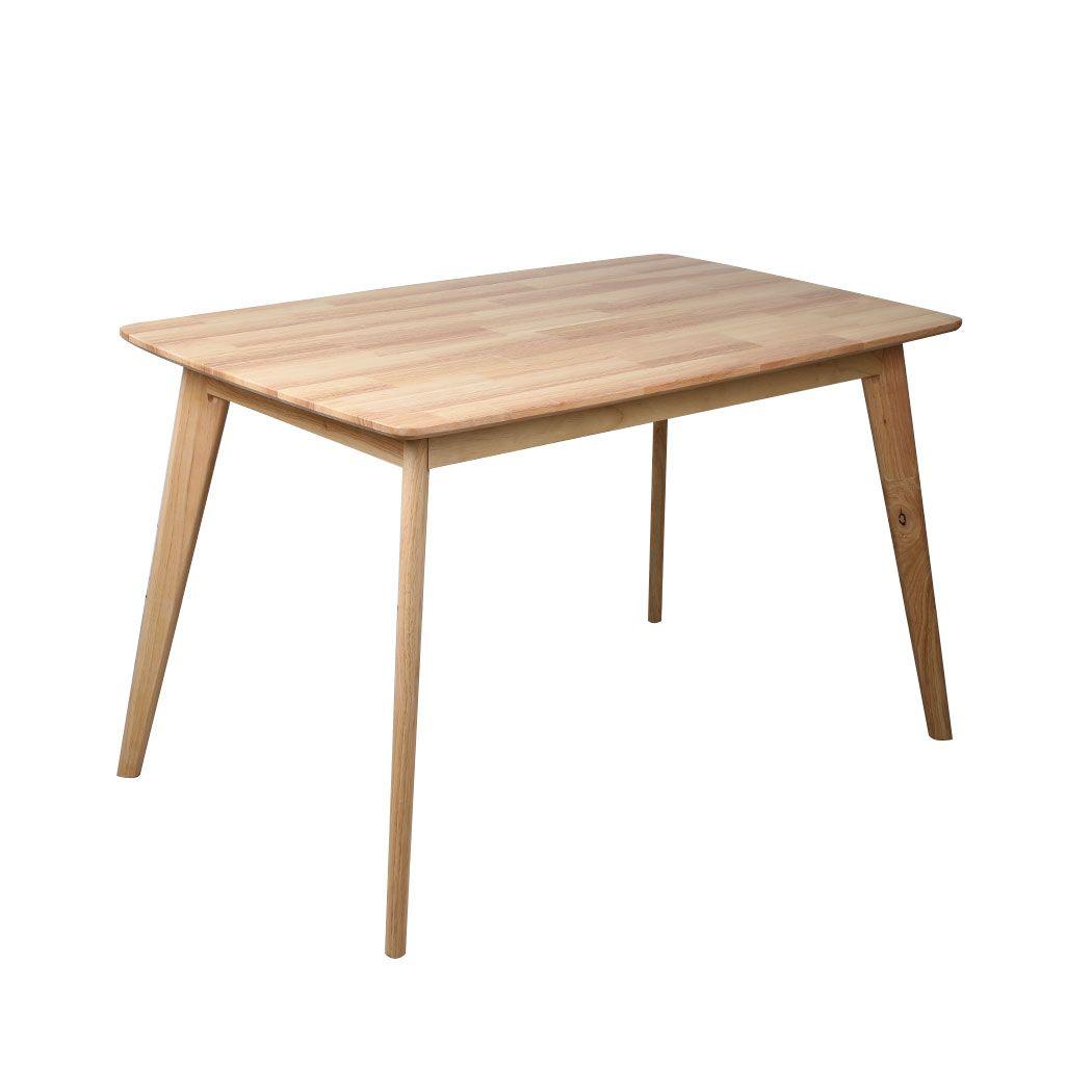 Dining Table Industrial Wood Kitchen Modern Oak Furniture-The White Mall-The White Mall